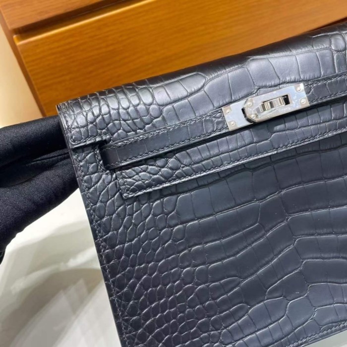 Kelly Danse  Alligator Matte“22*17*7CM”-00301=