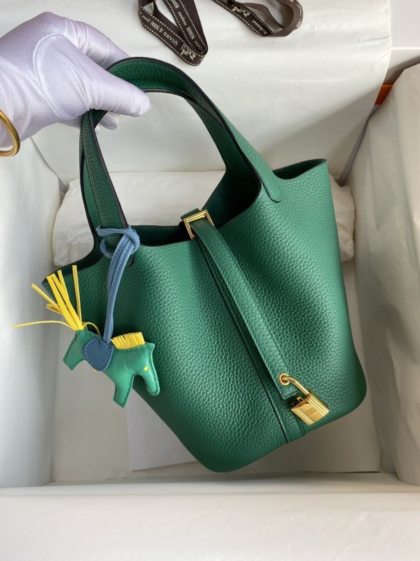 Picotin Lock 22 Clemence Leather“22*22*22CM”-079=