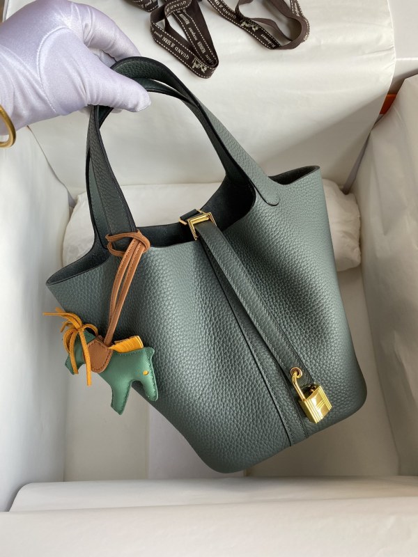 Picotin Lock 22 Clemence Leather“22*22*22CM”-079=