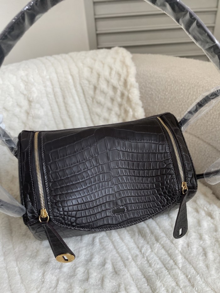 Lindy 26 Matte Niloticus Crocodile“26*18*12CM”-00801=
