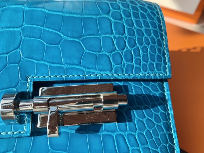 Verrou Chain Mini Bag 17 Alligator“17*14*4.2CM”-00801=