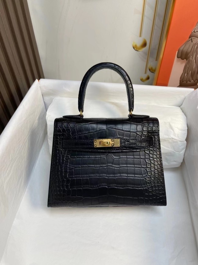 Kelly 20 Alligator Matte“20*16*8CM”-00301=