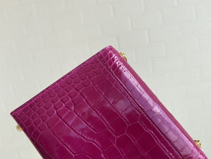 Verrou Chain Mini Bag 17 Alligator“17*14*4.2CM”-00801=