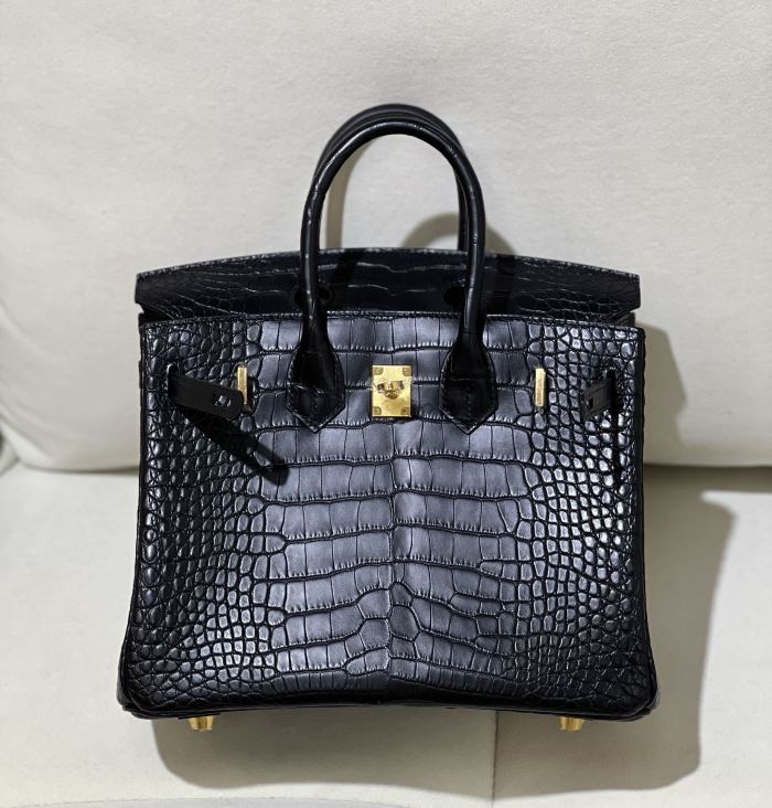 Birkin 25 Crocodile“25*20*13CM”-0086=