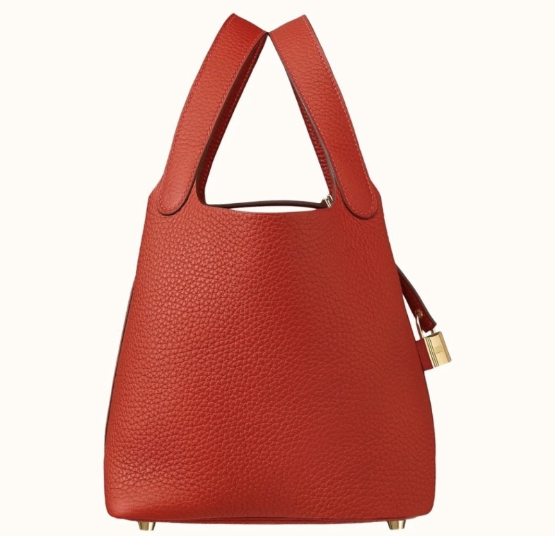 Picotin Lock 18 Clemence Leather Bag“18*18*13CM”-058=