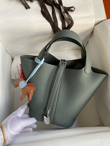Picotin Lock 22 Clemence Leather“22*22*22CM”-079=