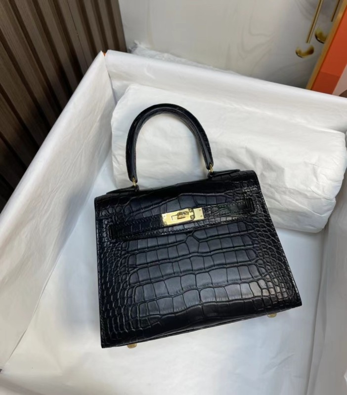 Kelly 20 Alligator Matte“20*16*8CM”-00301=