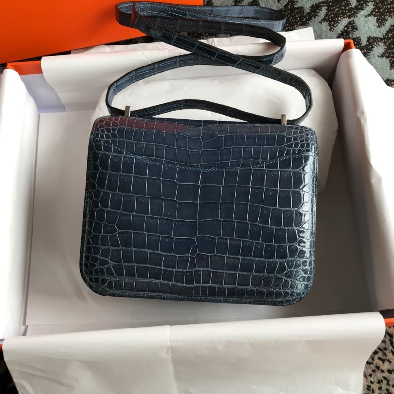 Constance 19 Porosus Crocodile“19*15*4CM”-00851=
