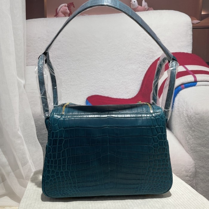 Lindy 26 Matte Niloticus Crocodile“26*18*12CM”-00801=