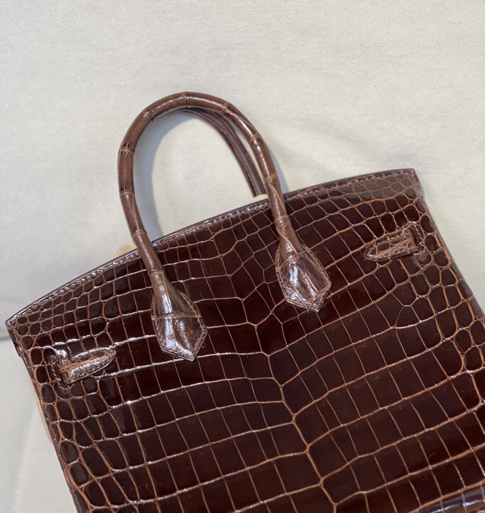 Birkin 25 Niloticus Crocodile“25*20*13CM”-00301=