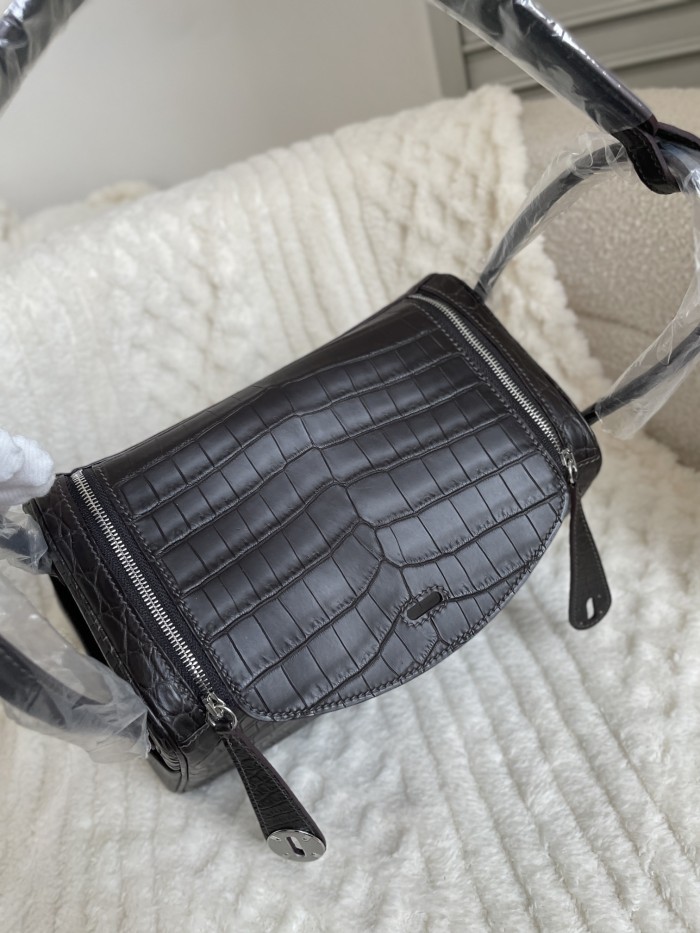 Lindy 26 Matte Niloticus Crocodile“26*18*12CM”-00801=