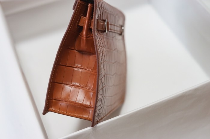 Kelly Danse  Alligator Matte“22*17*7CM”-00301=