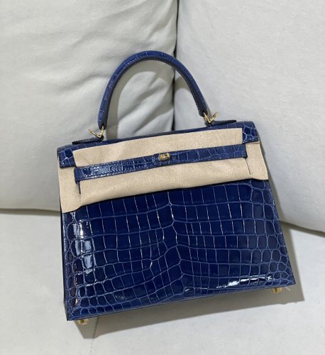 Kelly Crocodile 25 Bag“25*17*7CM”-00051=