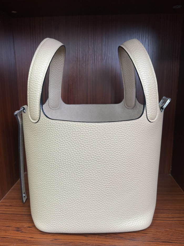 Picotin Lock 18 Bag Clemence Leather“18*18*18CM”-079=