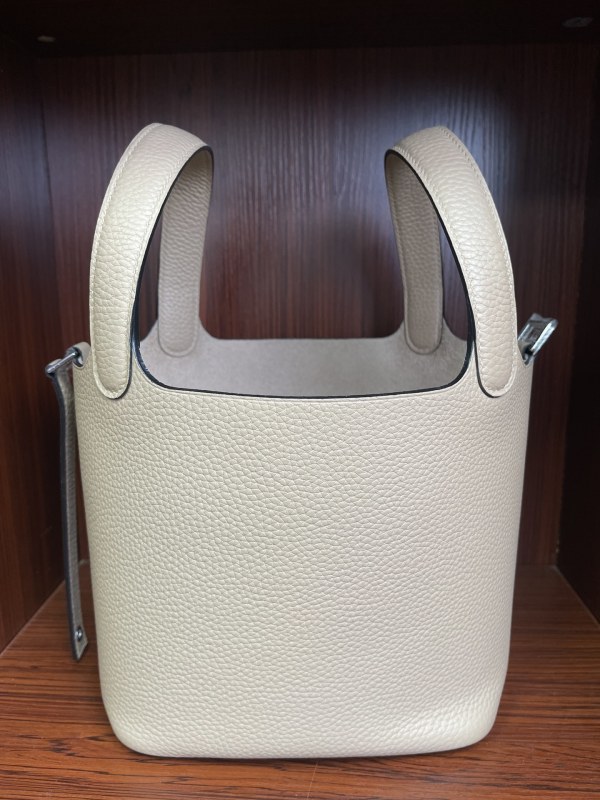 Picotin Lock 18 Bag Clemence Leather“18*18*18CM”-079=