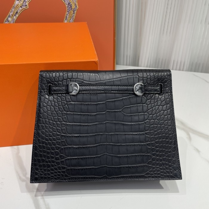 Kelly Danse  Alligator Matte“22*17*7CM”-00301=