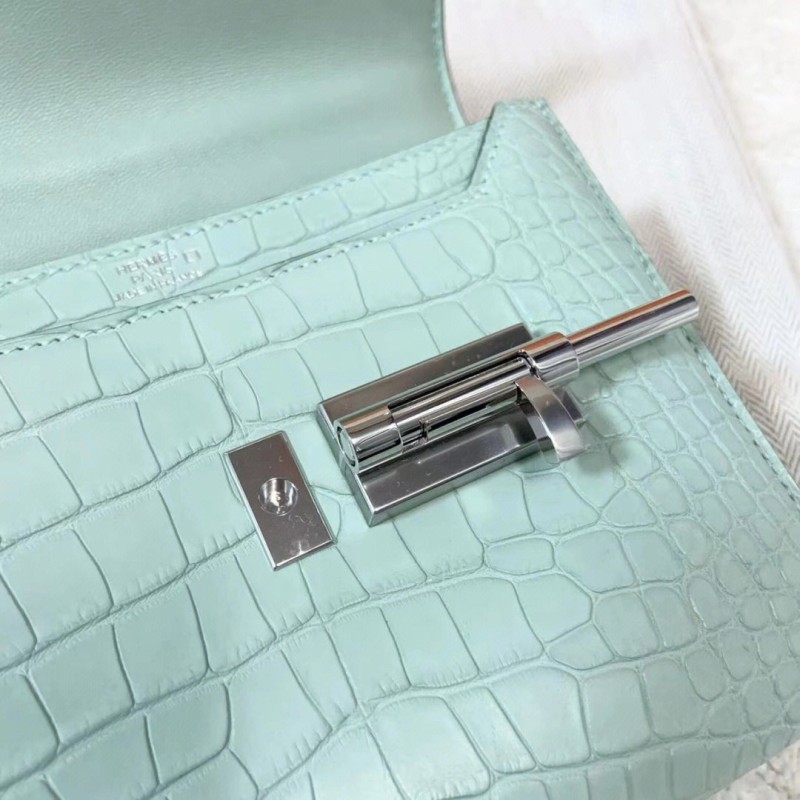 Verrou Chain Mini Bag 17 Alligator“17*14*4.2CM”-00801=