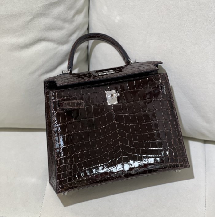 Kelly Crocodile 25 Bag“25*17*7CM”-00051=