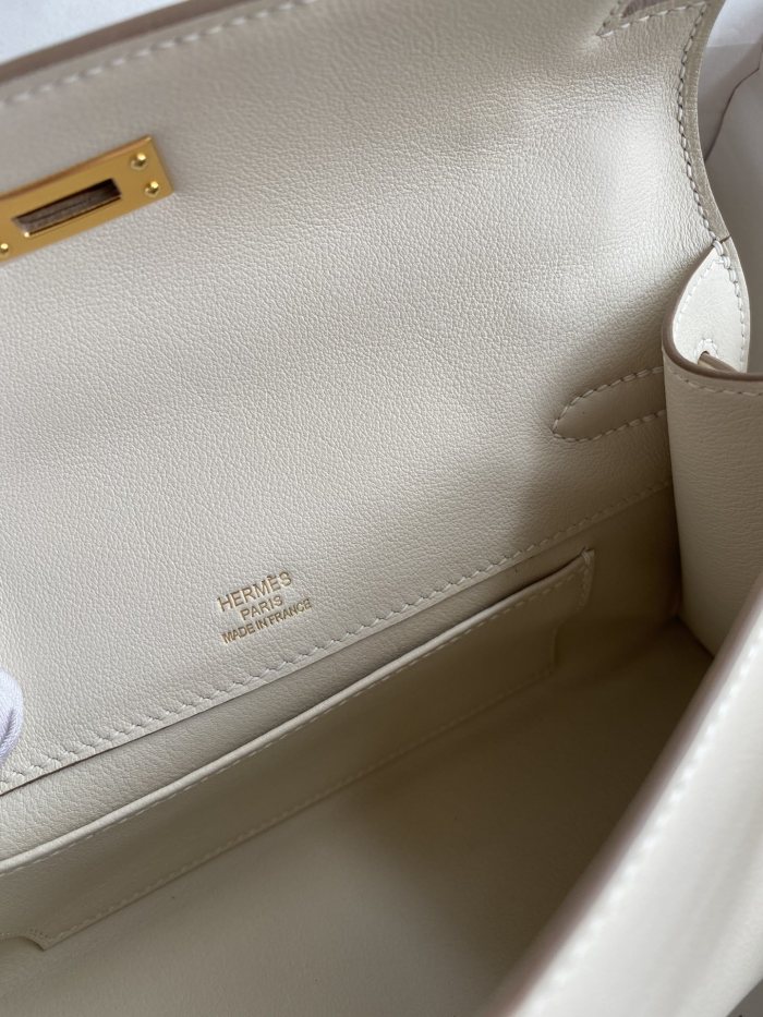 Kelly Pochette Swift Leather“22*12*7CM”-0301=