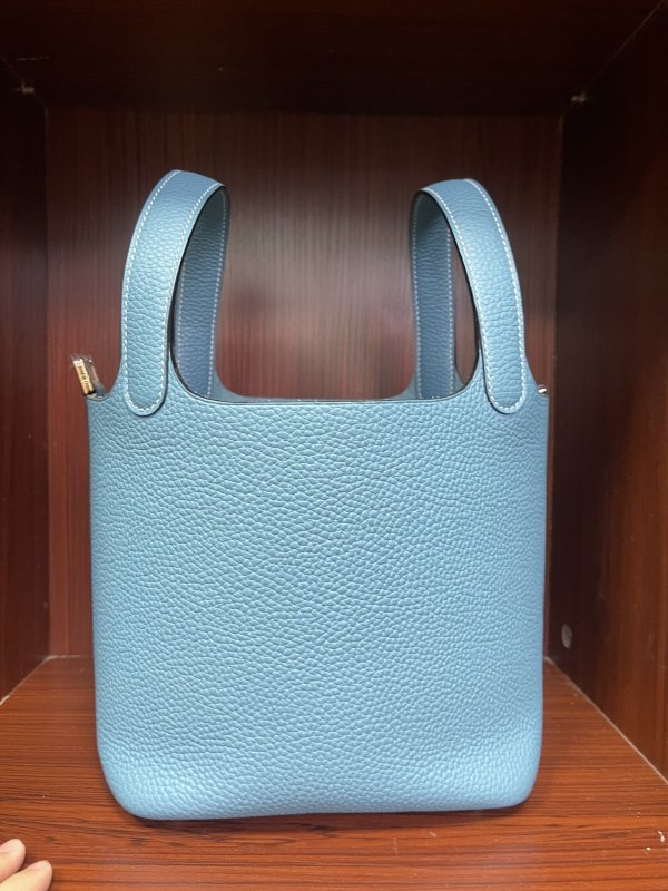 Picotin Lock 18 Bag Clemence Leather“18*18*18CM”-079=