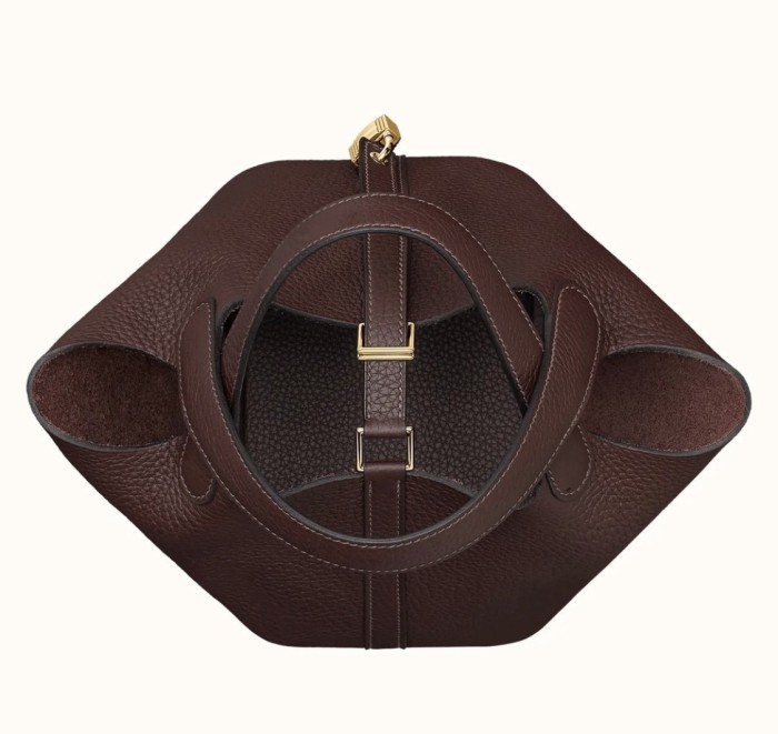 Picotin Lock 18 Clemence Leather Bag“18*18*13CM”-058=