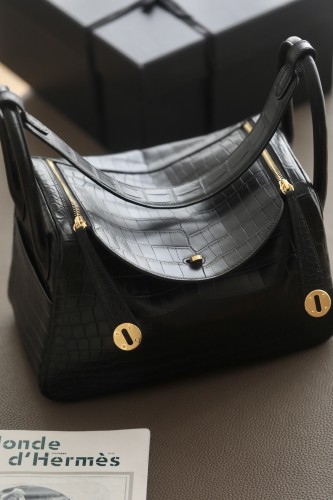 Lindy 30 Matte Niloticus Crocodile“30*20*15CM”-00911=