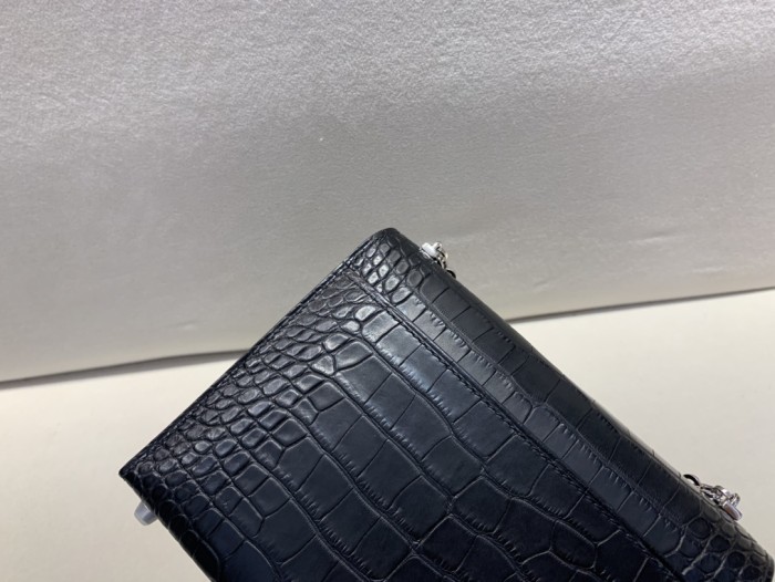 Verrou Chain Mini Bag 17 Alligator“17*14*4.2CM”-00801=