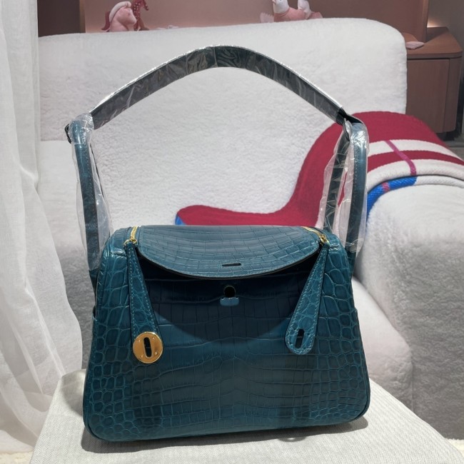 Lindy 26 Matte Niloticus Crocodile“26*18*12CM”-00801=