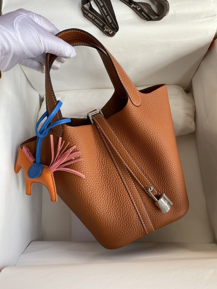 Picotin Lock 22 Clemence Leather“22*22*22CM”-079=