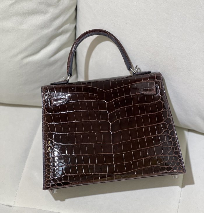 Kelly Crocodile 25 Bag“25*17*7CM”-00051=