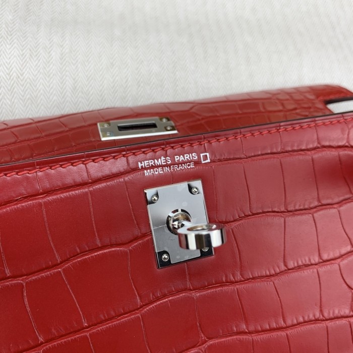 Kelly Danse  Alligator Matte“22*17*7CM”-00301=
