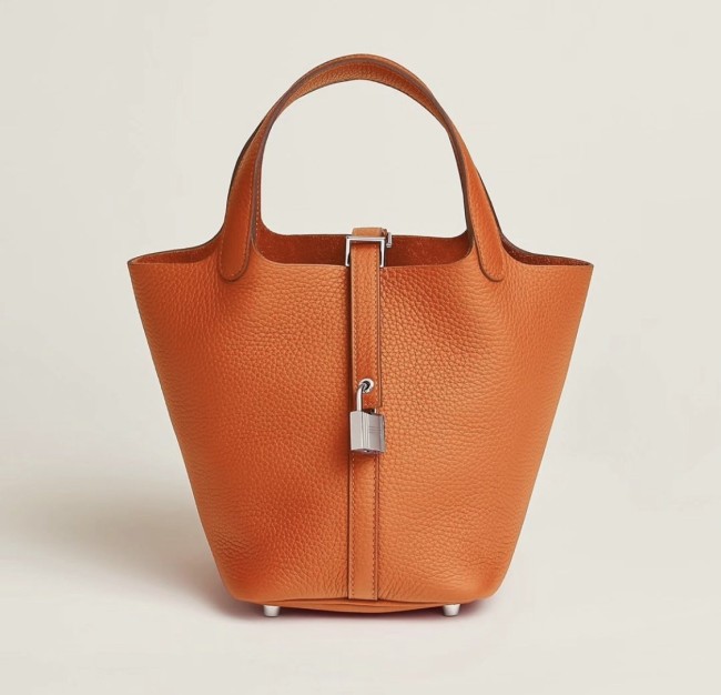 Picotin Lock 18 Clemence Leather Bag“18*18*13CM”-058=
