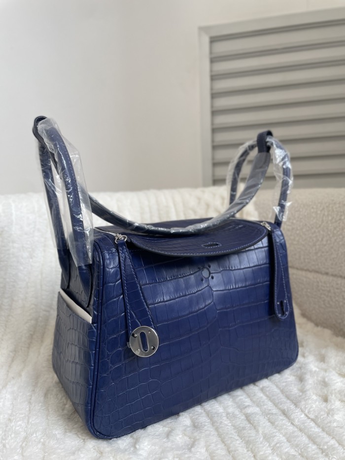 Lindy 26 Matte Niloticus Crocodile“26*18*12CM”-00801=