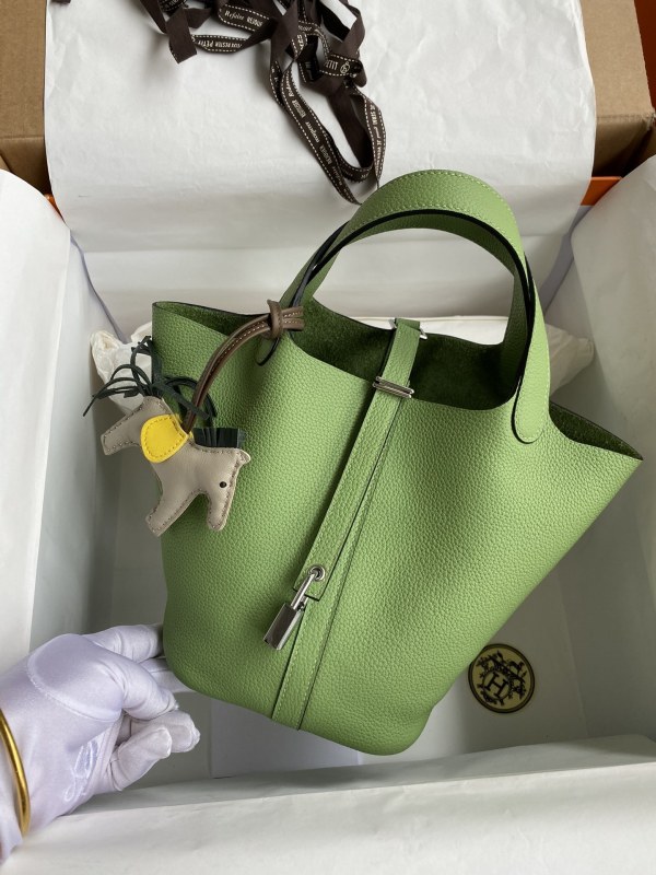 Picotin Lock 18 Togo Leather“18*18*18CM”-079=