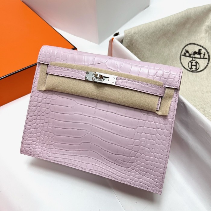Kelly Danse  Alligator Matte“22*17*7CM”-00301=