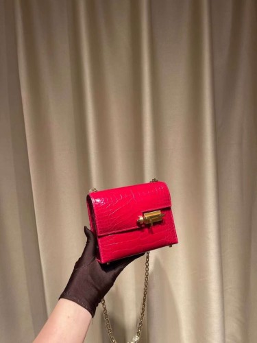 Verrou Chain Mini Bag 17 Alligator“17*14*4.2CM”-00801=