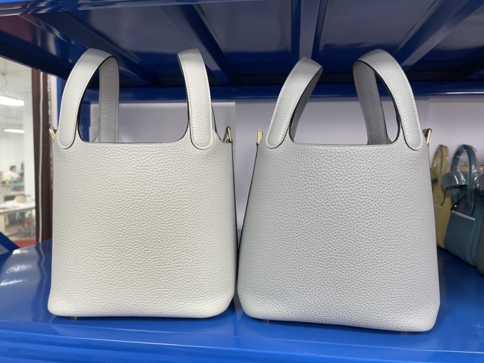 Picotin Lock 18 Bag Clemence Leather“18*18*18CM”-079=