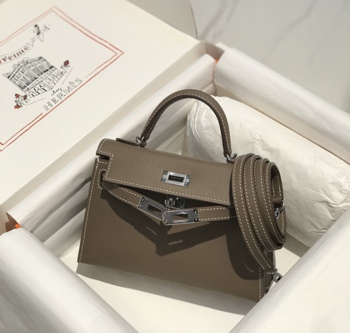 Mini Kelly Epsom“19*12*5.5CM”-0301=