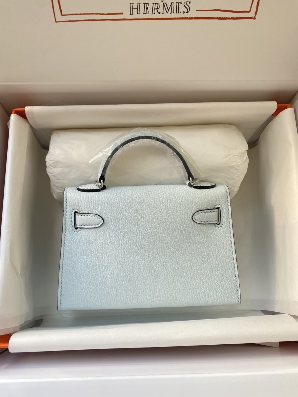 Mini Kelly Chevre 19 Bag“19*12*6CM”-0511=