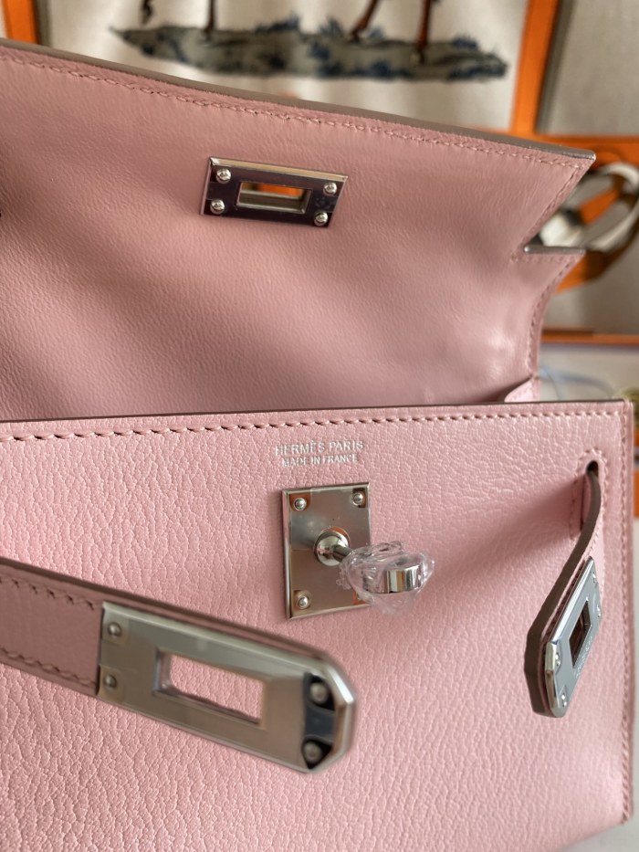 Mini Kelly Chevre 19 Bag“19*12*6CM”-0511=