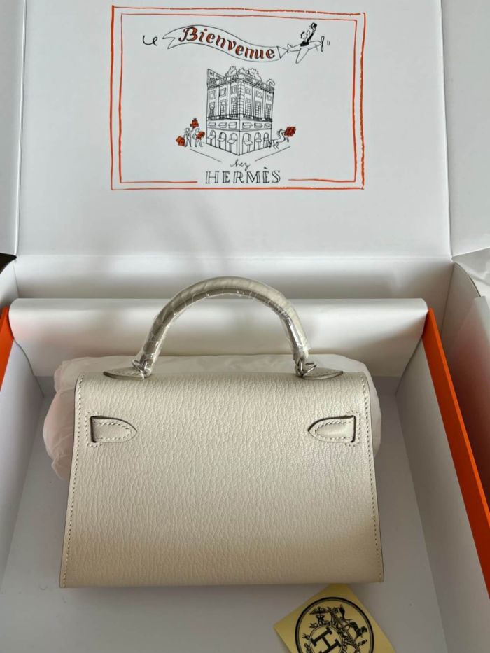 Mini Kelly Chevre 19 Bag“19*12*6CM”-0511=