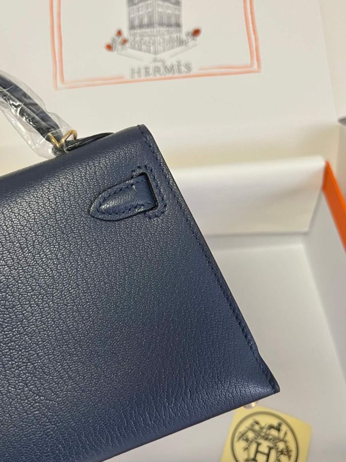 Mini Kelly Chevre 19 Bag“19*12*6CM”-0511=