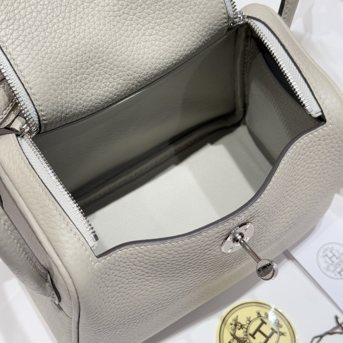 Mini Lindy 19 Box Clemence Leather“19*12.5*9CM”-0521=