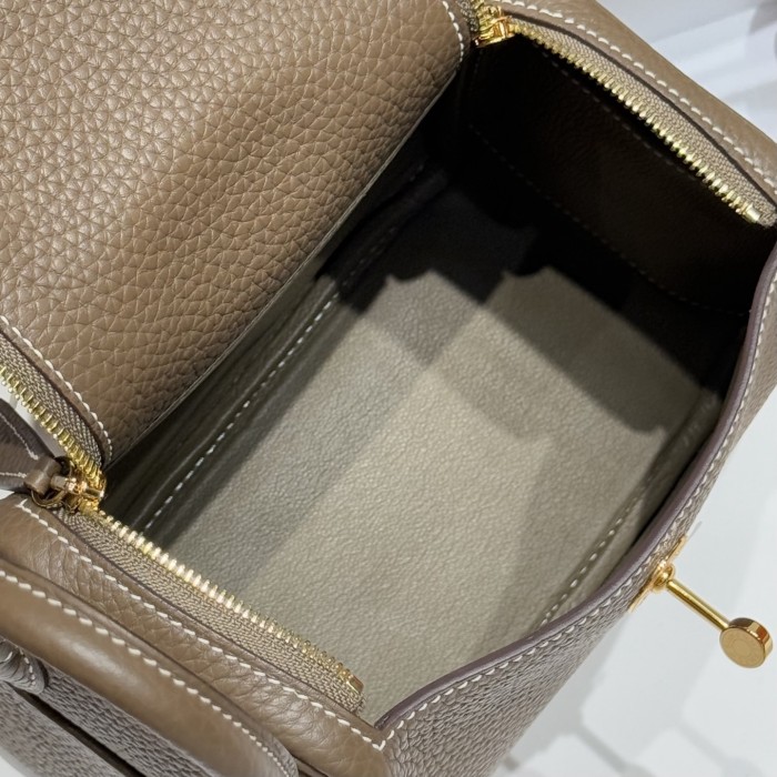 Mini Lindy 19 Box Clemence Leather“19*12.5*9CM”-0521=