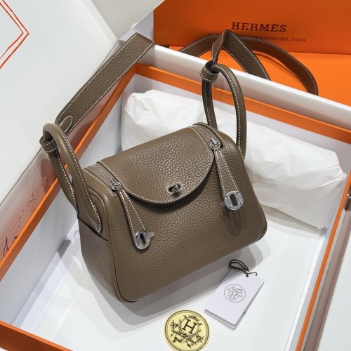 Mini Lindy 19 Box Clemence Leather“19*12.5*9CM”-0521=