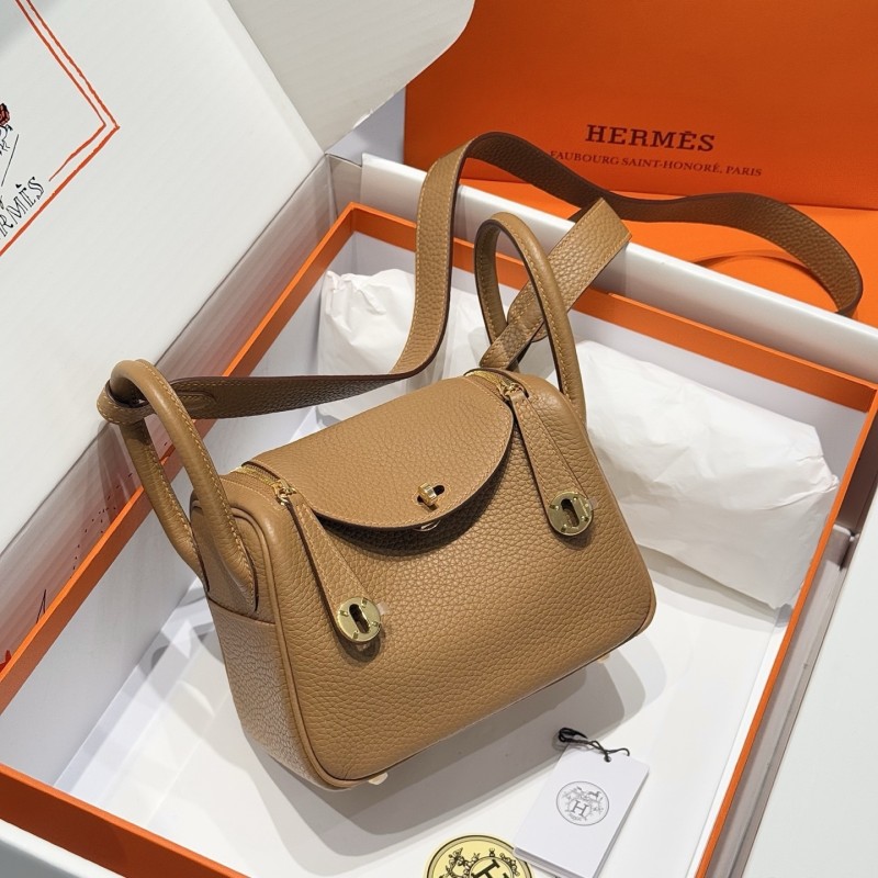 Mini Lindy 19 Box Clemence Leather“19*12.5*9CM”-0521=