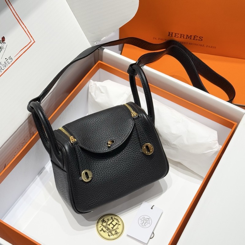 Mini Lindy 19 Box Clemence Leather“19*12.5*9CM”-0521=