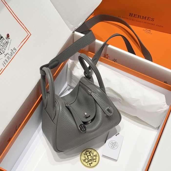 Mini Lindy 19 Box Clemence Leather“19*12.5*9CM”-0521=