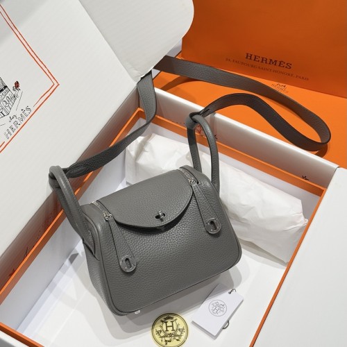 Mini Lindy 19 Box Clemence Leather“19*12.5*9CM”-0521=