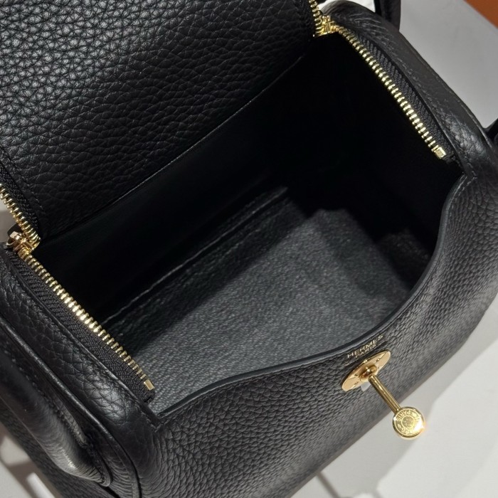 Mini Lindy 19 Box Clemence Leather“19*12.5*9CM”-0521=